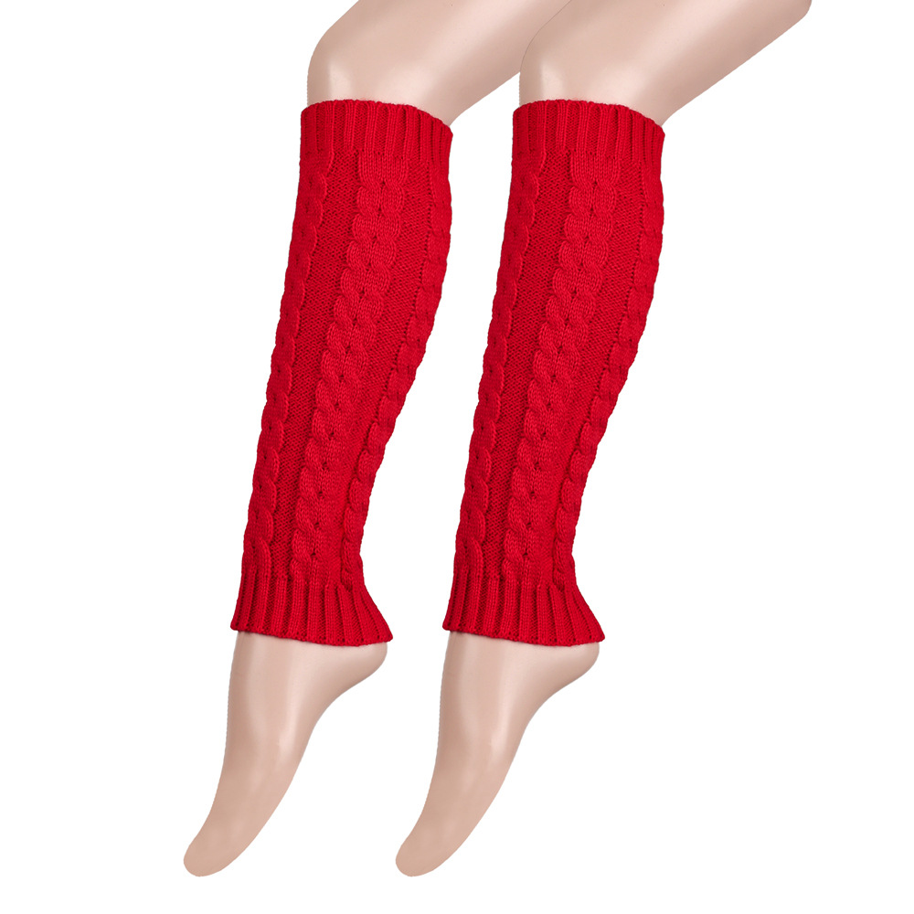 Knit Leg Warmers Warm Boot Socks for Women Cozy Leggings Knee High Thermal Socks